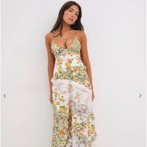 For Love and Lemons size small Rosalyn Maxi Dress